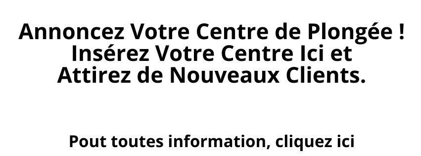 Annoncez Votre Centre de Plongée ! Insérez Votre Centre Ici et Attirez de Nouveaux Clients Annoncez Votre Centre de Plongée ! Insérez Votre Centre Ici et Attirez de Nouveaux Clients
